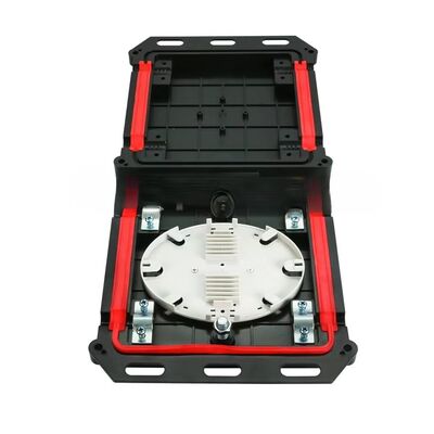 کیفیت  Ftth Mini Fiber Cable Joint Box Inline Fiber Optic Cable Splice IP65 24 Core کارخانه