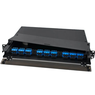 کیفیت  OS2 MPO MTP Patch Panels UPC Duplex LGX Adapter SC Fiber Patch Panel کارخانه