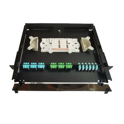 جعبه ختم فیبر فلزی 19 اینچی LC MTP MPO 1U