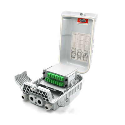 جعبه تقسیم فیبر نوری FTTx 1x8 PLC IP68 16 هسته ای