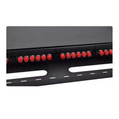 MPO FC Fiber پچ پنل 19 24 Port پچ پنل Rack Mount OEM