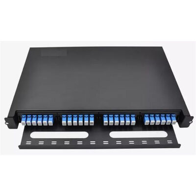 MPO Optical Fiber Termination Box اسپلایس پچ پنل 24 Port SC Simplex