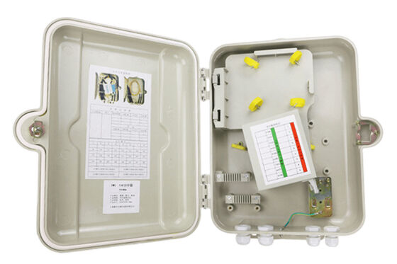جعبه شکاف فیبر نوری LGX SMC+ABS Simplex / دوبلکس PLC Splitter 1x16