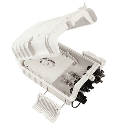 محفظه پایانه نوری خاکستری با 8 پورت فیبر ABS PLC IP65