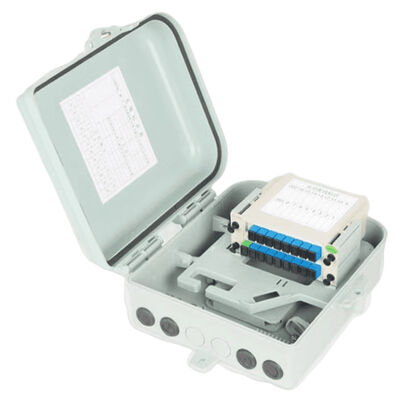 جعبه شکاف نوری 1x16 LGX PLC Splitter داخلی / خارجی