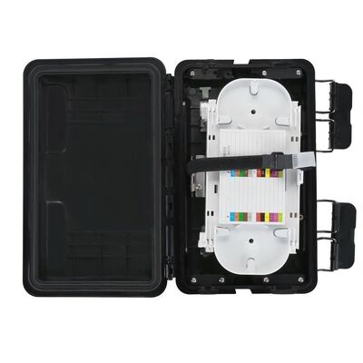 محفظه اتصال کابل فیبر نوری ABS 2 در 2 بیرونی، محفظه مشترک کابل افقی