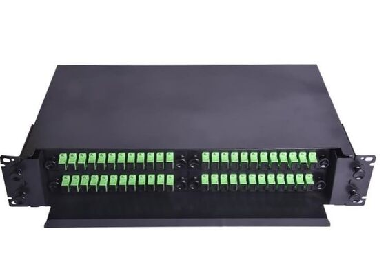 Fc Rack Mounted Fiber Optic پچ پنل ODF 19 Inch 48 Mouth Pull Type