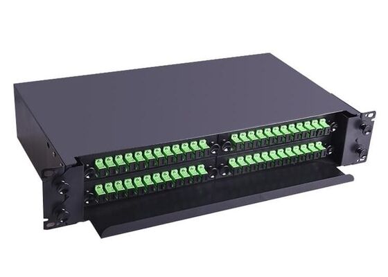Fc Rack Mounted Fiber Optic پچ پنل ODF 19 Inch 48 Mouth Pull Type