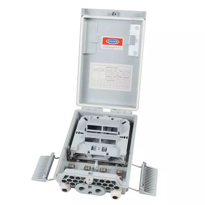 جعبه شکاف فیبر نوری SM / MM خاکستری روشن 1x8 PLC شکاف