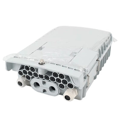 جعبه شکاف فیبر نوری SM / MM خاکستری روشن 1x8 PLC شکاف