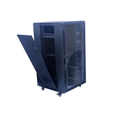 کابینت شبکه ایستا کف داده عمیق 600 میلی متری کابینت سرور SPCC 18U