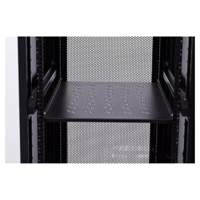 کابینت رک سرور 47U نصب رک SPCC با درب شیشه ای 600*600*2200 میلی متر