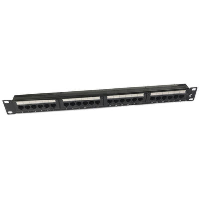پچ پنل UTP 24 پورت CAT6 1U کیستون پچ پنل Blank RJ45