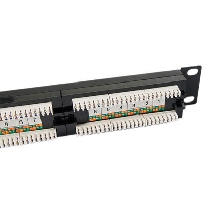 پچ پنل 1U خالی کیستون پچ پنل 24 پورت CAT5E