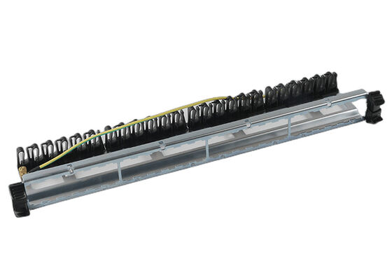 پچ پنل شبکه UTP یکپارچه پچ پنل RJ45 1U 24 پورت