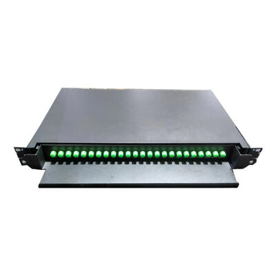 24C FC APC فیبر شمارش پنل پیچ نوری برای G652D / G657A1 فیبر