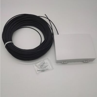 6Cores LC/APC پیش متصل جعبه توزیع نوری 6Fibers دیوار خروجی PTO جعبه