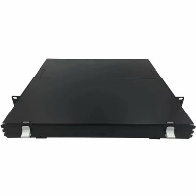 1U 144 هسته MTP MPO -LC پچ پنل ODF محفظه شاسی کشویی برای 12 کاست