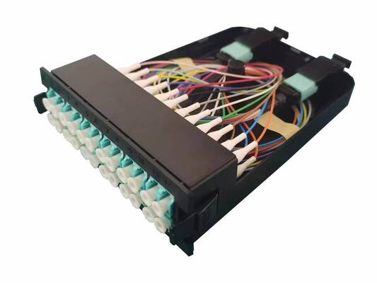 12 هسته MPO-LC MTP-LC SM OM3 OM4 Om5 شکستن کاست ها ماژول های پلاستیکی