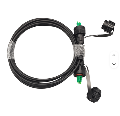 کابل پچ فیبر زرهی ضد آب فضای باز IP68 FTTA ODVA LC به ODVA LC UPC APC 5.0 میلی‌متری